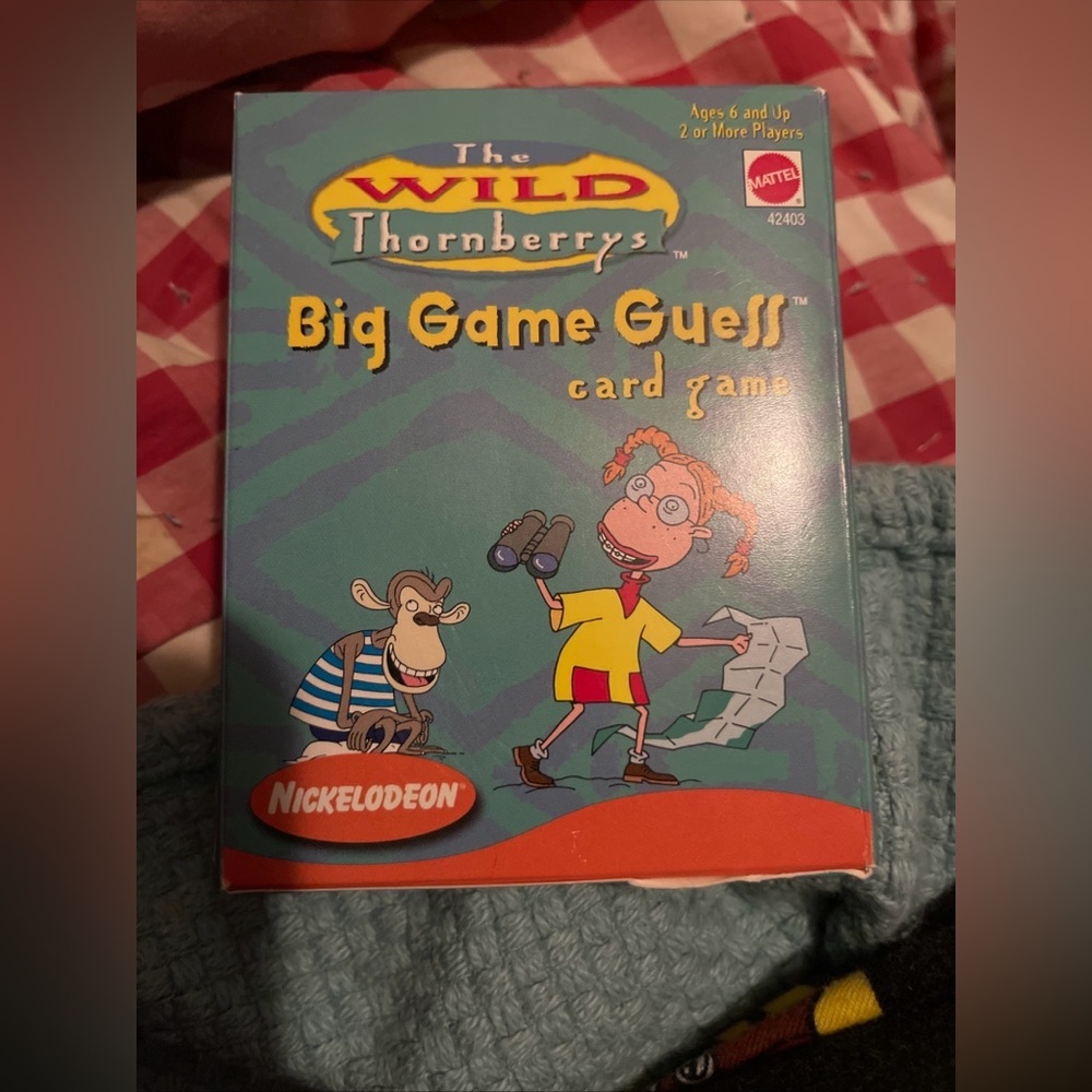 Nickelodeon Wild Thornberrys Card Game
